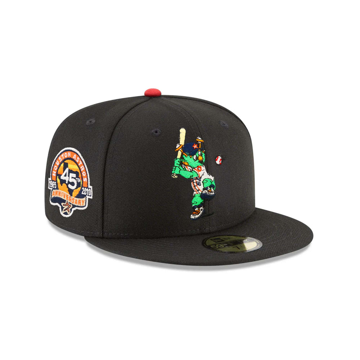 Houston Astros Mascot 45th Anniversary Patch 59FIFTY Fitted - Black - New Era -