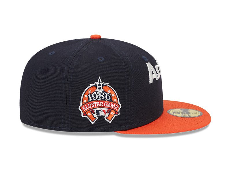 Houston Astros New Era Navy/Orange 1986 All - Star Game 59FIFTY Fitted Hat - New Era -