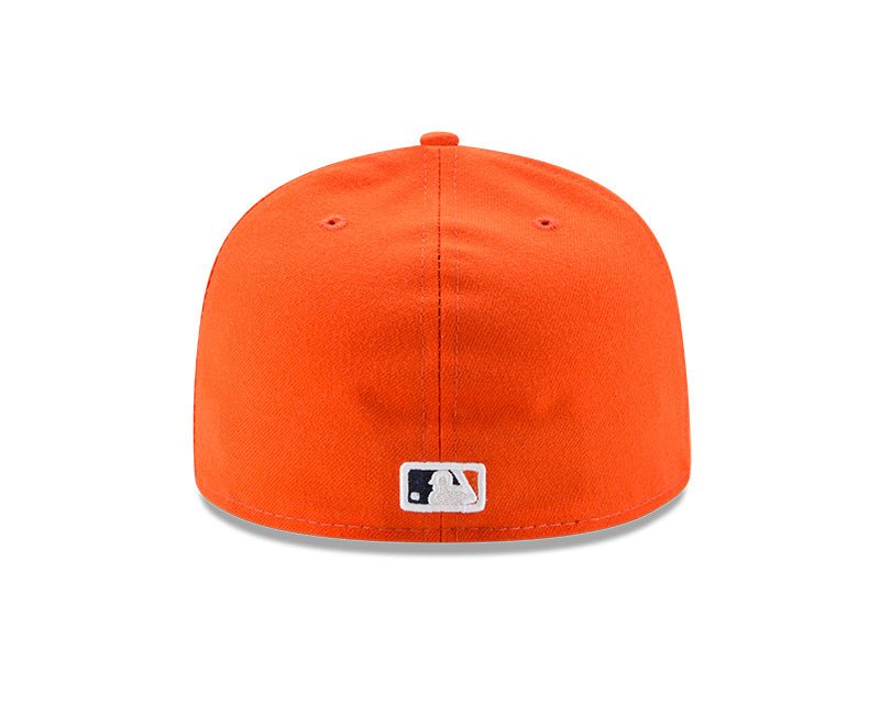 Houston Astros Orange/Navy 59FIFTY 60th Anniversary Side Patch Fitted Hat - New Era -