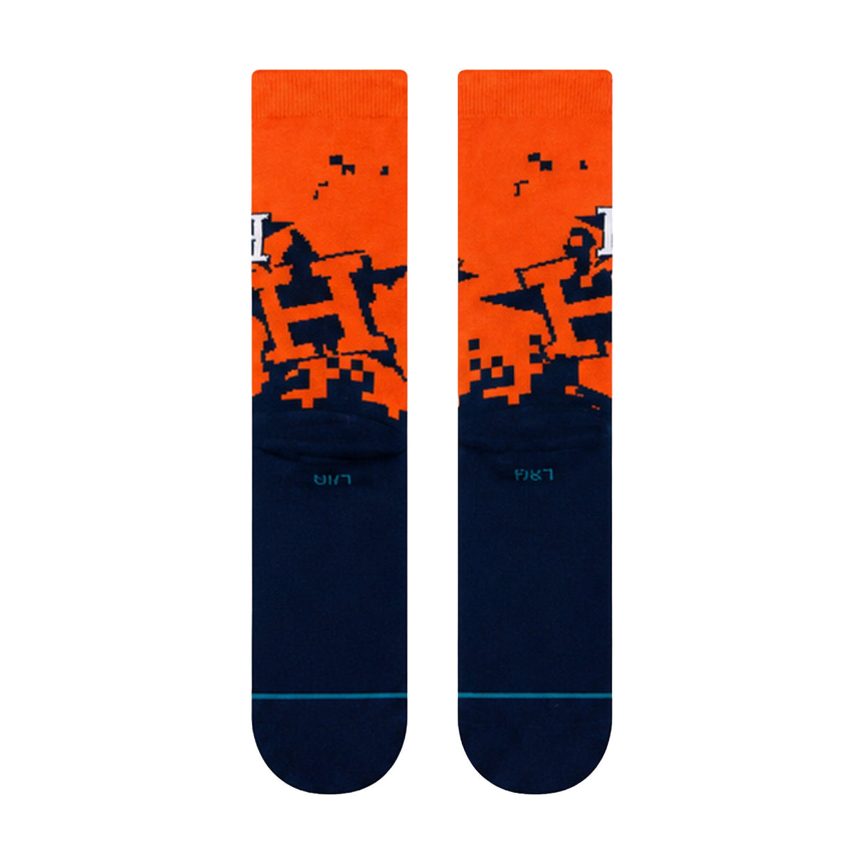 Houston Astros Pixel Orange Crew Socks - Stance - 281403401
