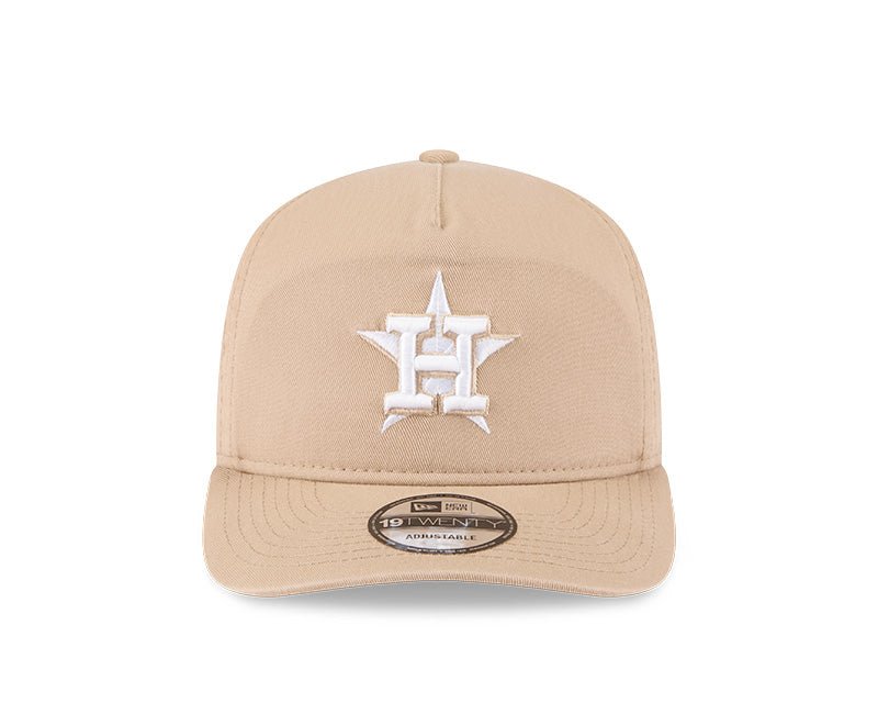 Houston Astros Tan New Era 19TWENTY Snapback Hat - New Era -