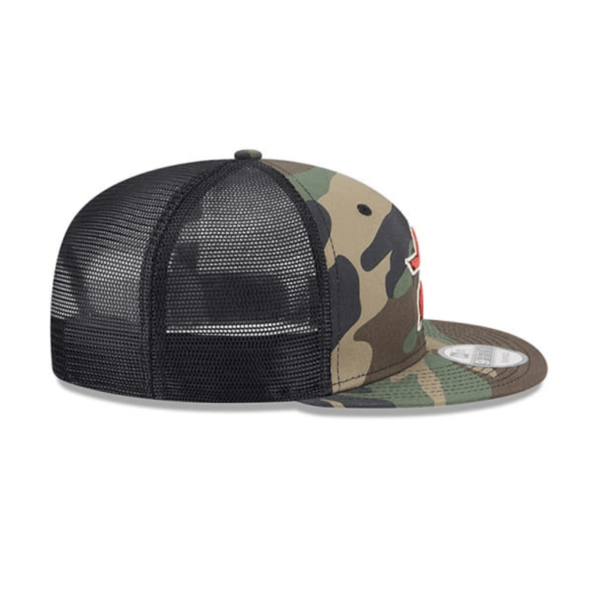 Houston Astros Woodland Camo 9FIFTY Snapback Trucker Hat - New Era - 23012640302