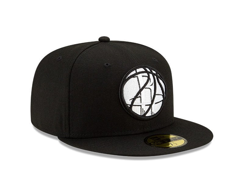 Houston Rockets Black/White 75th Annivesary 59FIFTY Fitted Hat - New Era -