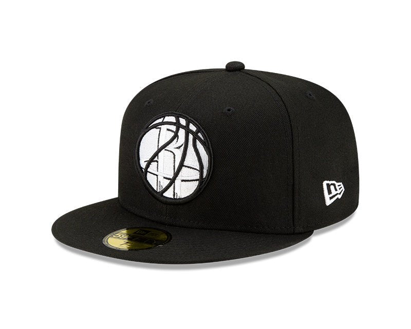 Houston Rockets Black/White 75th Annivesary 59FIFTY Fitted Hat - New Era -