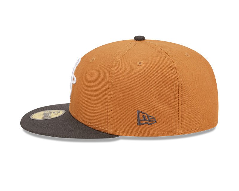 Houston Rockets Tan/Gray Two Tone 59FIFTY Fitted Hat - New Era -