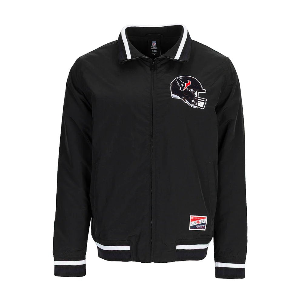 Houston Texans Black Throwback Full - Zip Jacket - New Era -