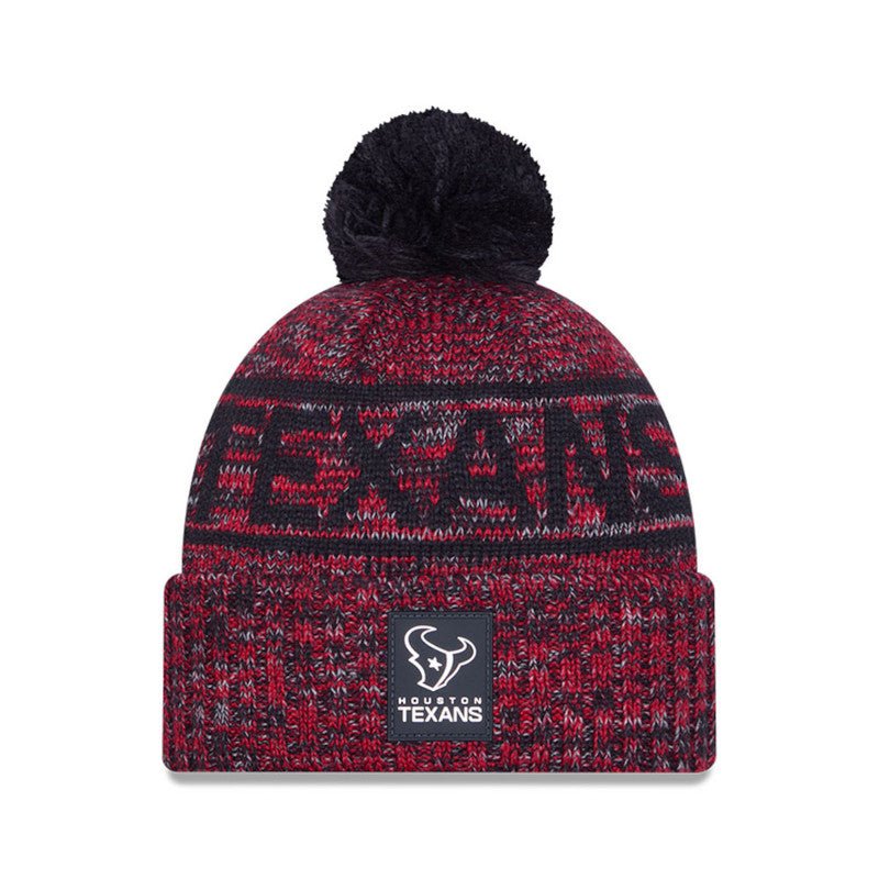 Houston Texans Knit Pom Beanie - New Era -