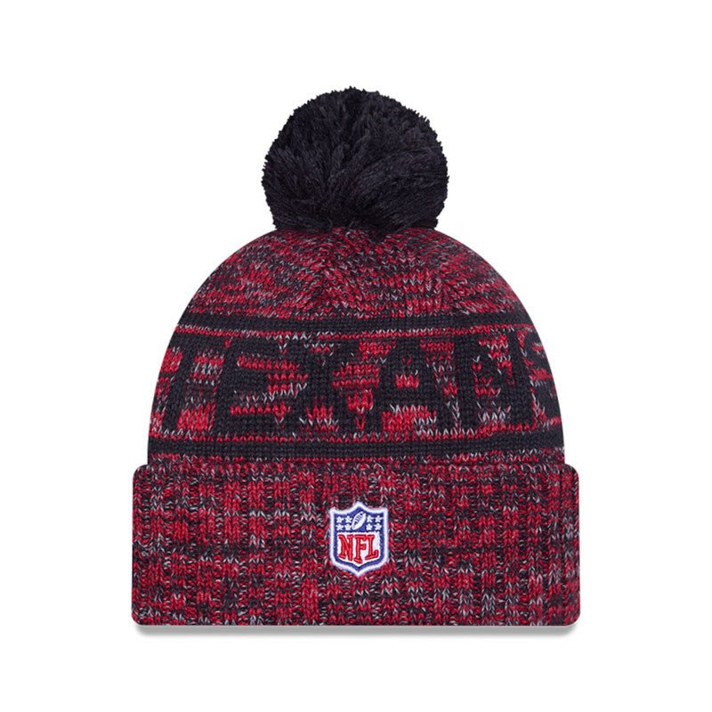 Houston Texans Knit Pom Beanie - New Era -