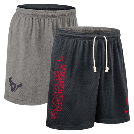 Houston Texans Nike Black Sideline Reversible Performance Shorts - Nike -
