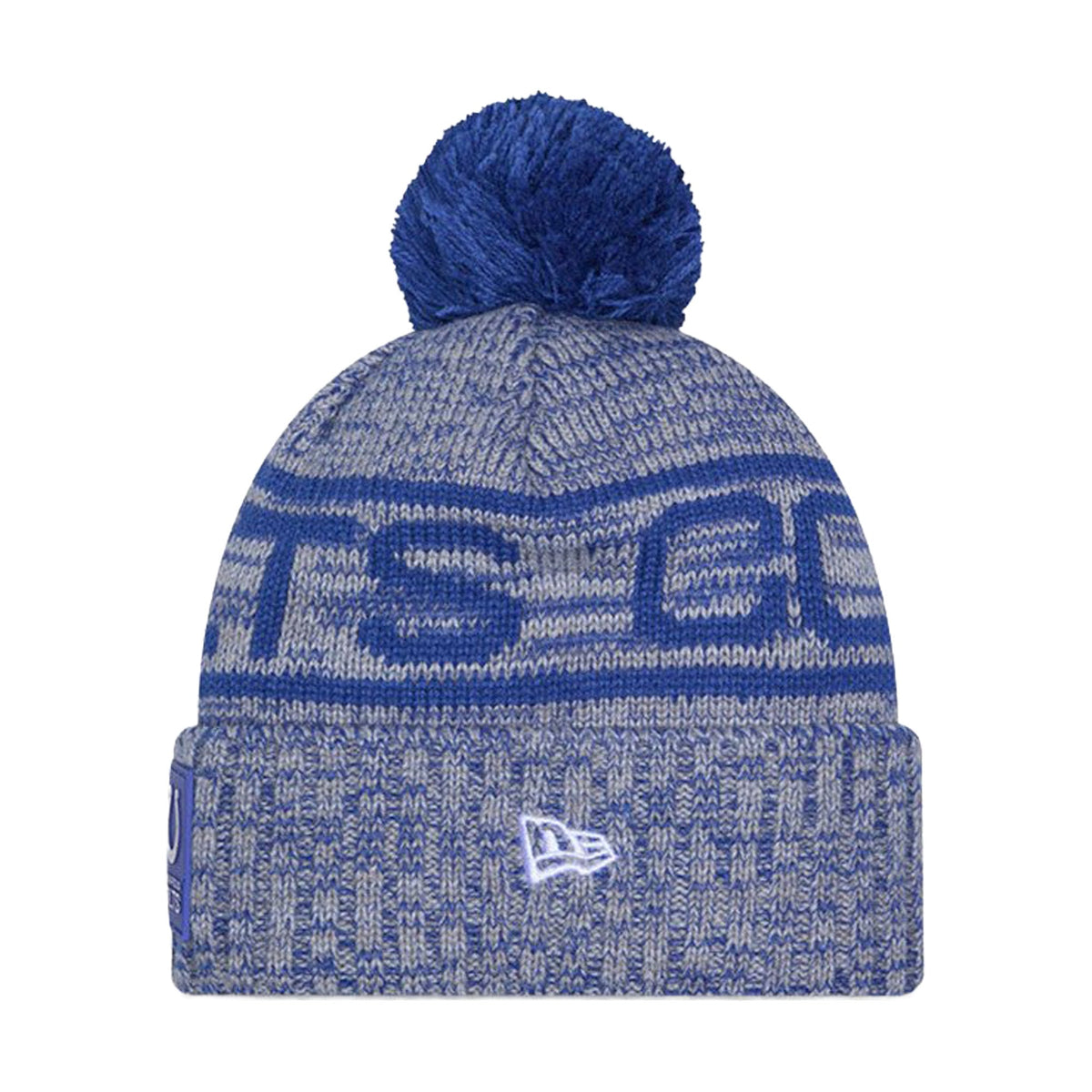Indianapolis Colts Blue Pom Knit Beanie - New Era - 238302111