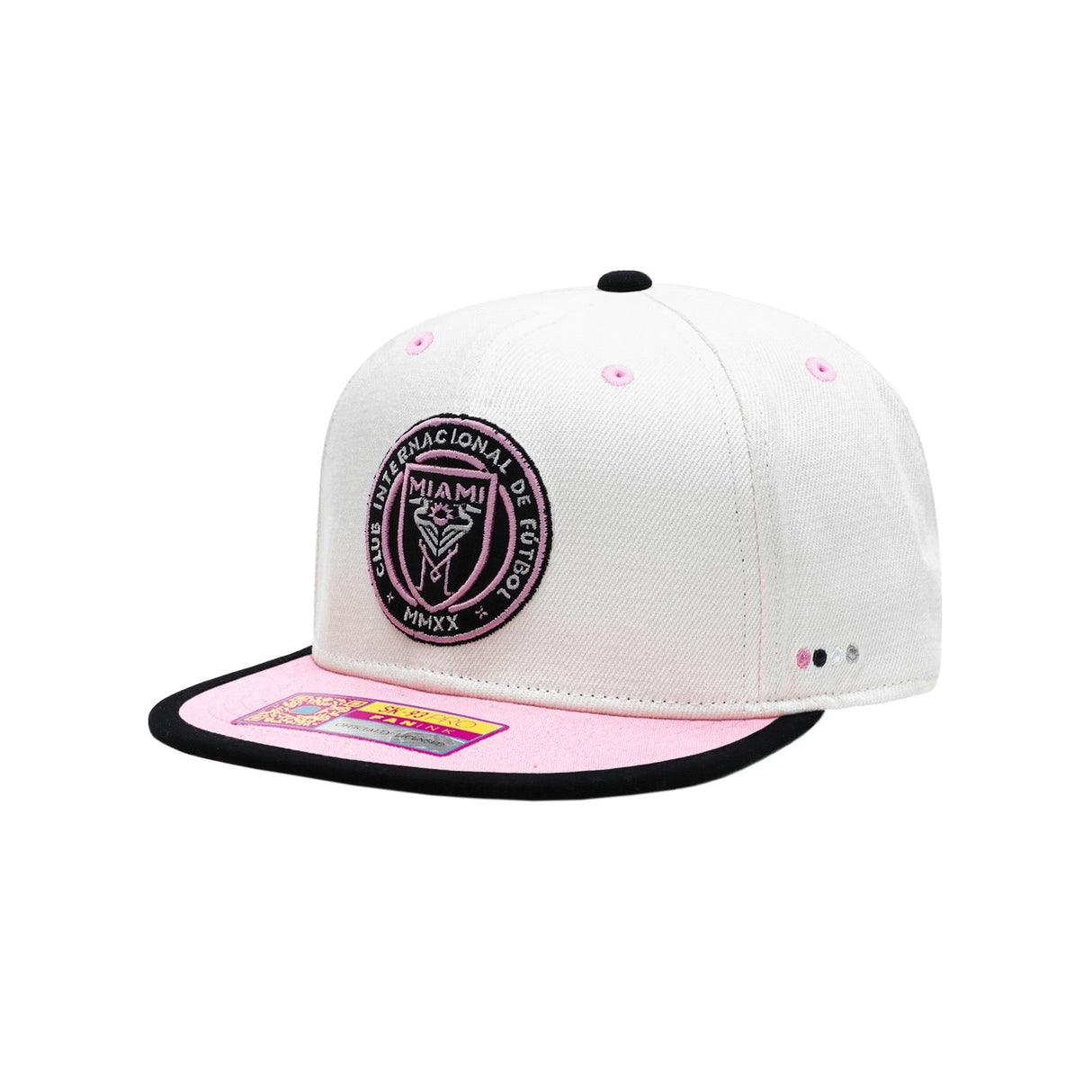 Inter Miami CF White & Pink SK-93 Pro Snapback Hat - Fan Ink - 158209813