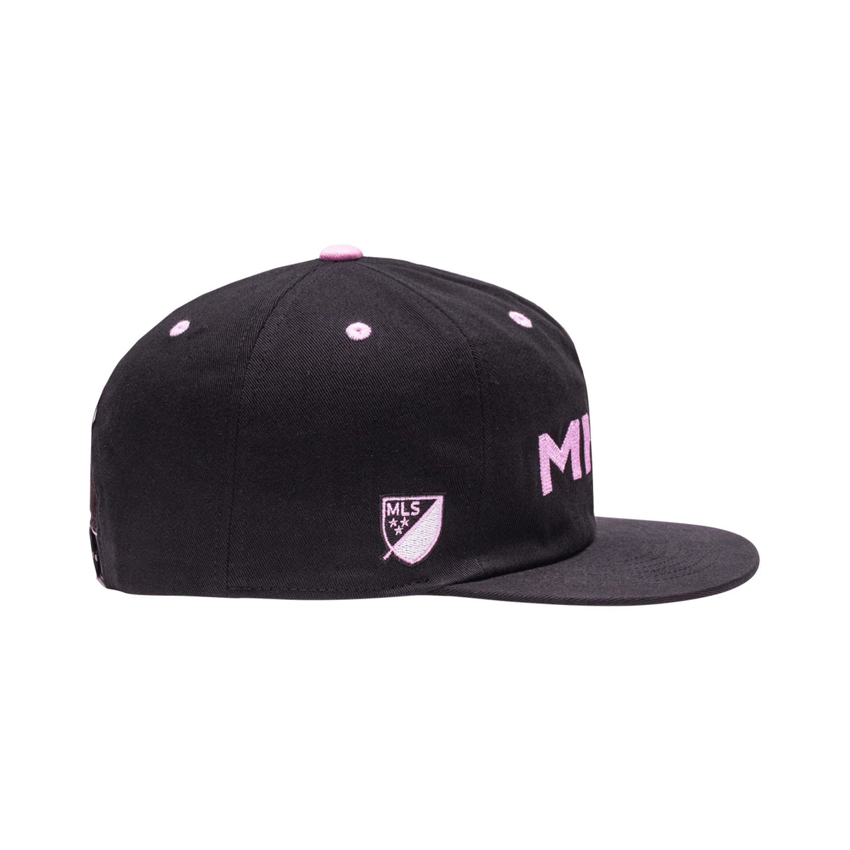 Inter Miami CF Wordmark Black Snapback Hat - Fan Ink - 158402813