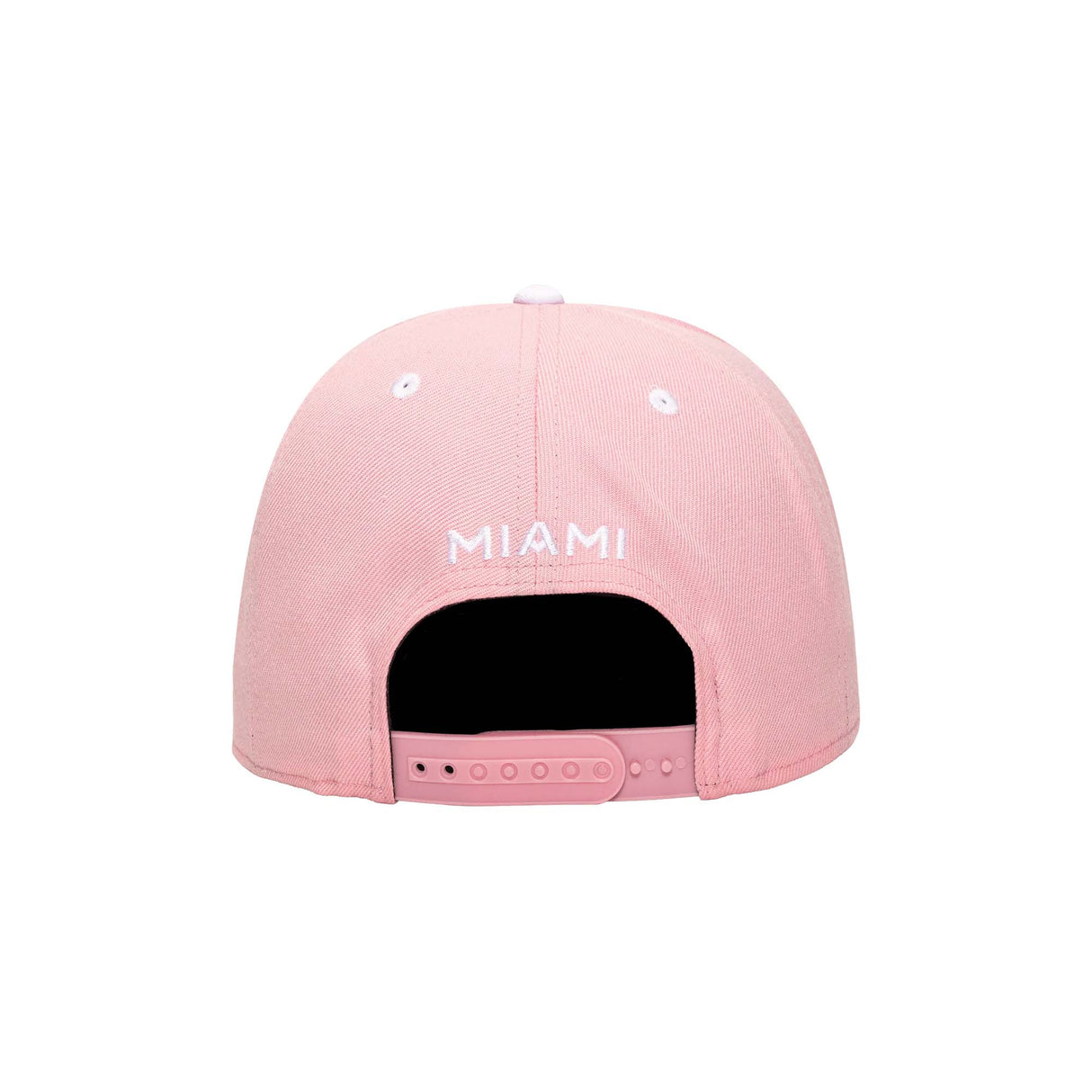 Inter Miami Pink & White Classic Logo Snapback - Fan Ink -