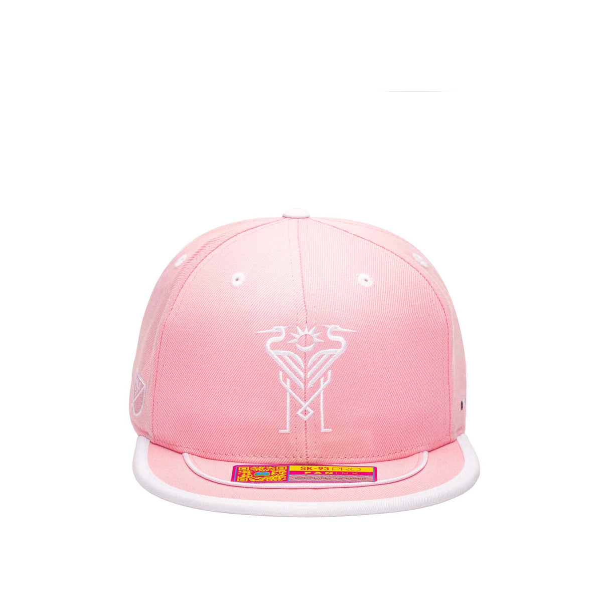Inter Miami Pink & White Classic Logo Snapback - Fan Ink -