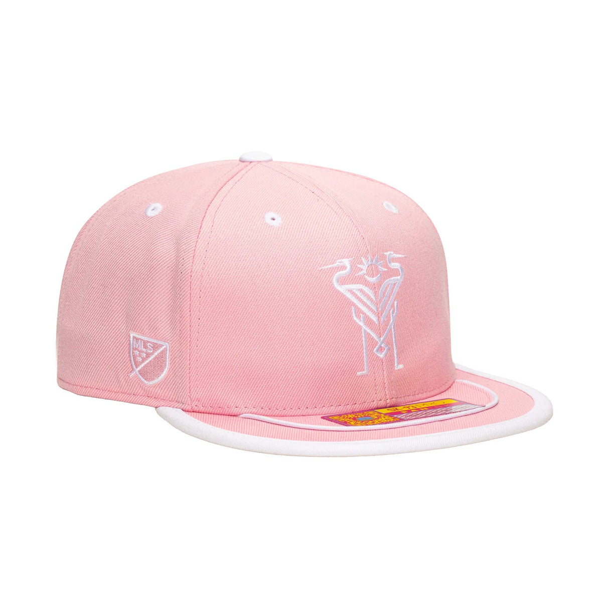 Inter Miami Pink & White Classic Logo Snapback - Fan Ink -