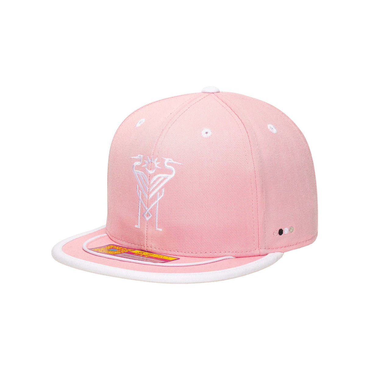Inter Miami Pink & White Classic Logo Snapback - Fan Ink -
