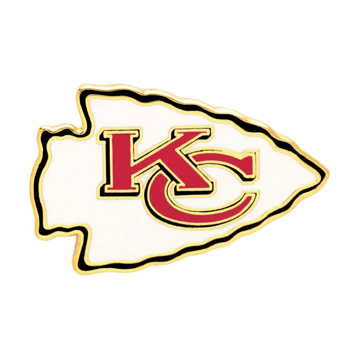 Kansas City Chiefs Arrowhead Logo Collector Enamel Pin - Wincraft - 3236011103