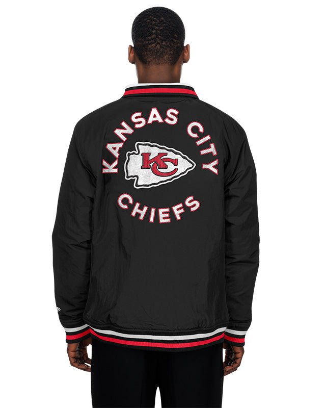 Kansas City Chiefs Throwback Full - Zip Jacket – Black - New Era -
