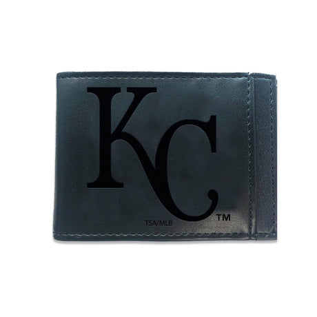 Kansas City Royals Front Pocket Wallet w/ RFID Blocking Black - EG Collective - 801946468509