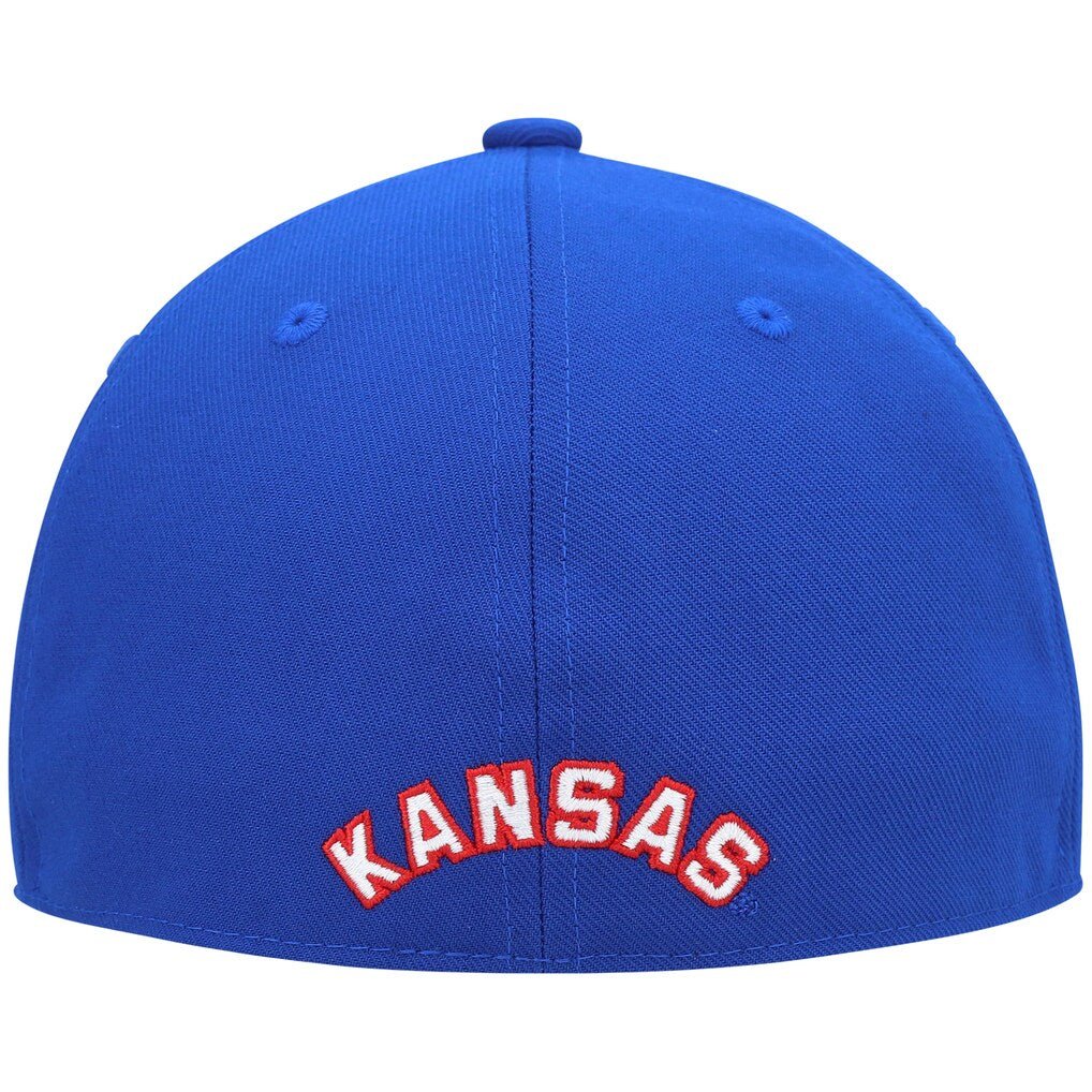 Kansas Jayhawks adidas Royal On - Field Flex Hat - Adidas -