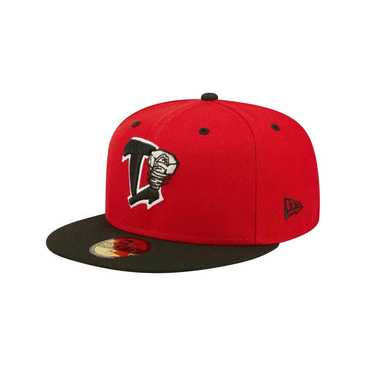 Lansing Lugnuts Authentic Collection Red 59FIFTY Fitted Hat - New Era - 230401401302