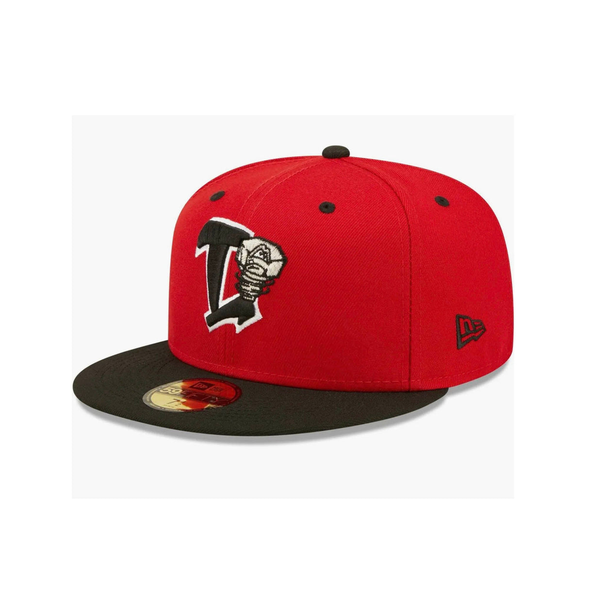 Lansing Lugnuts Red Authentic Collection Team Home 59FIFTY - New Era -