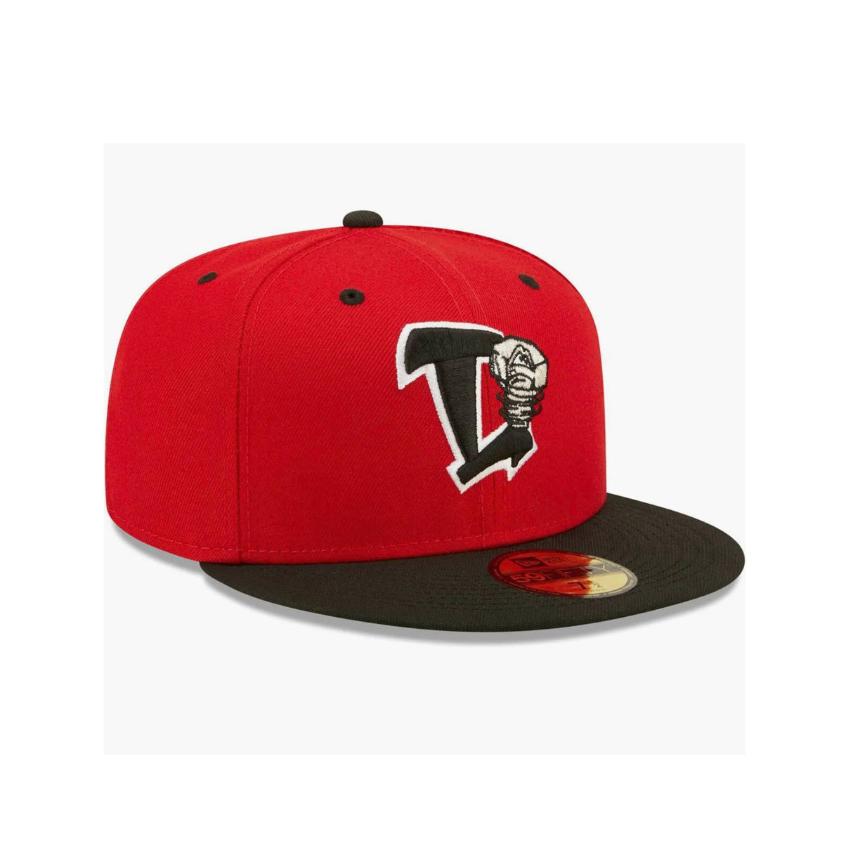Lansing Lugnuts Red Authentic Collection Team Home 59FIFTY - New Era -