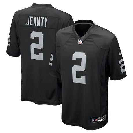 Las Vegas Raiders Ashton Jeanty Nike 2025 NFL Draft First Round Pick Game Jersey - Black - Nike -