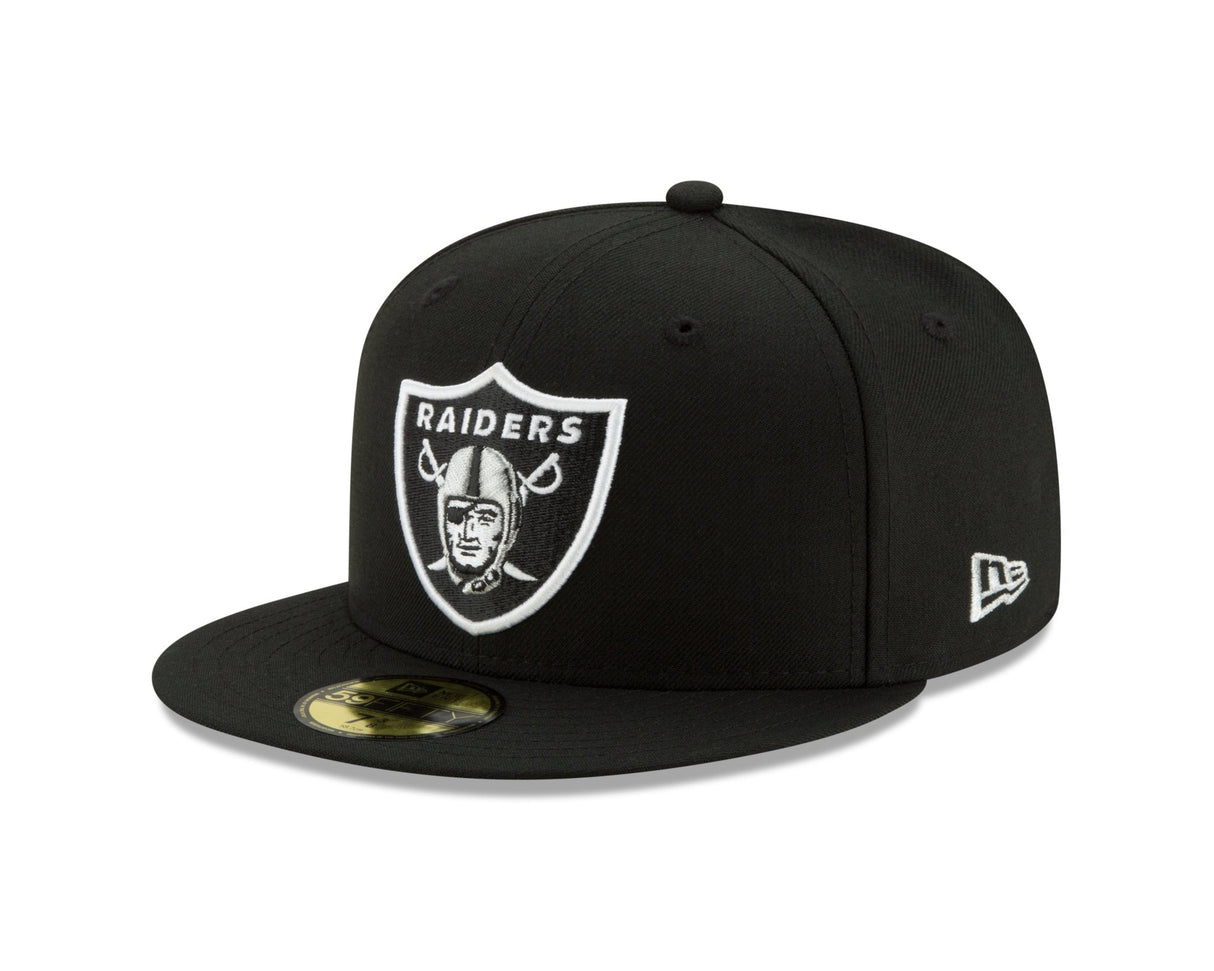 Las Vegas Raiders Authentic Collection Black & White 59FIFTY Fitted - New Era -