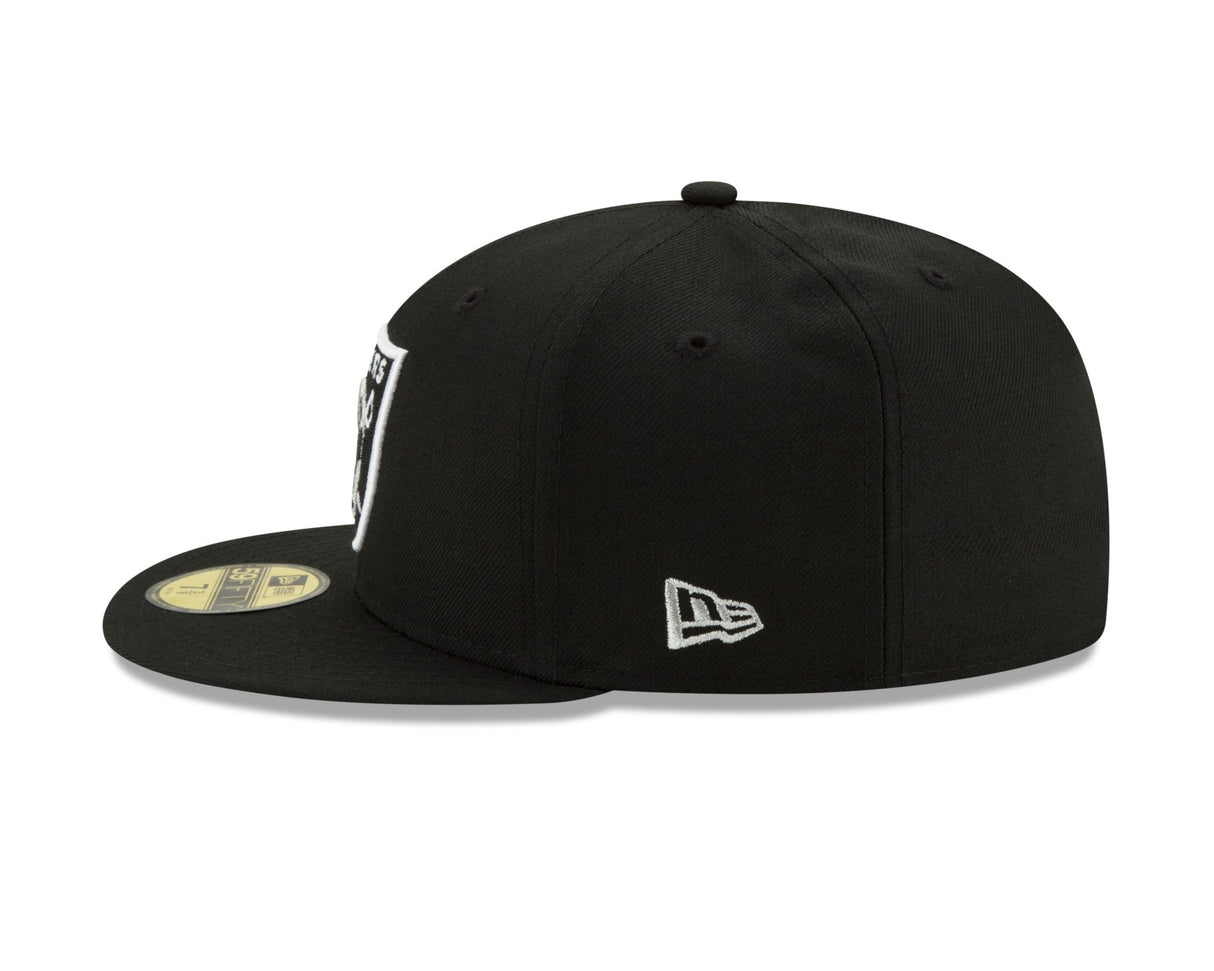 Las Vegas Raiders Authentic Collection Black & White 59FIFTY Fitted - New Era -
