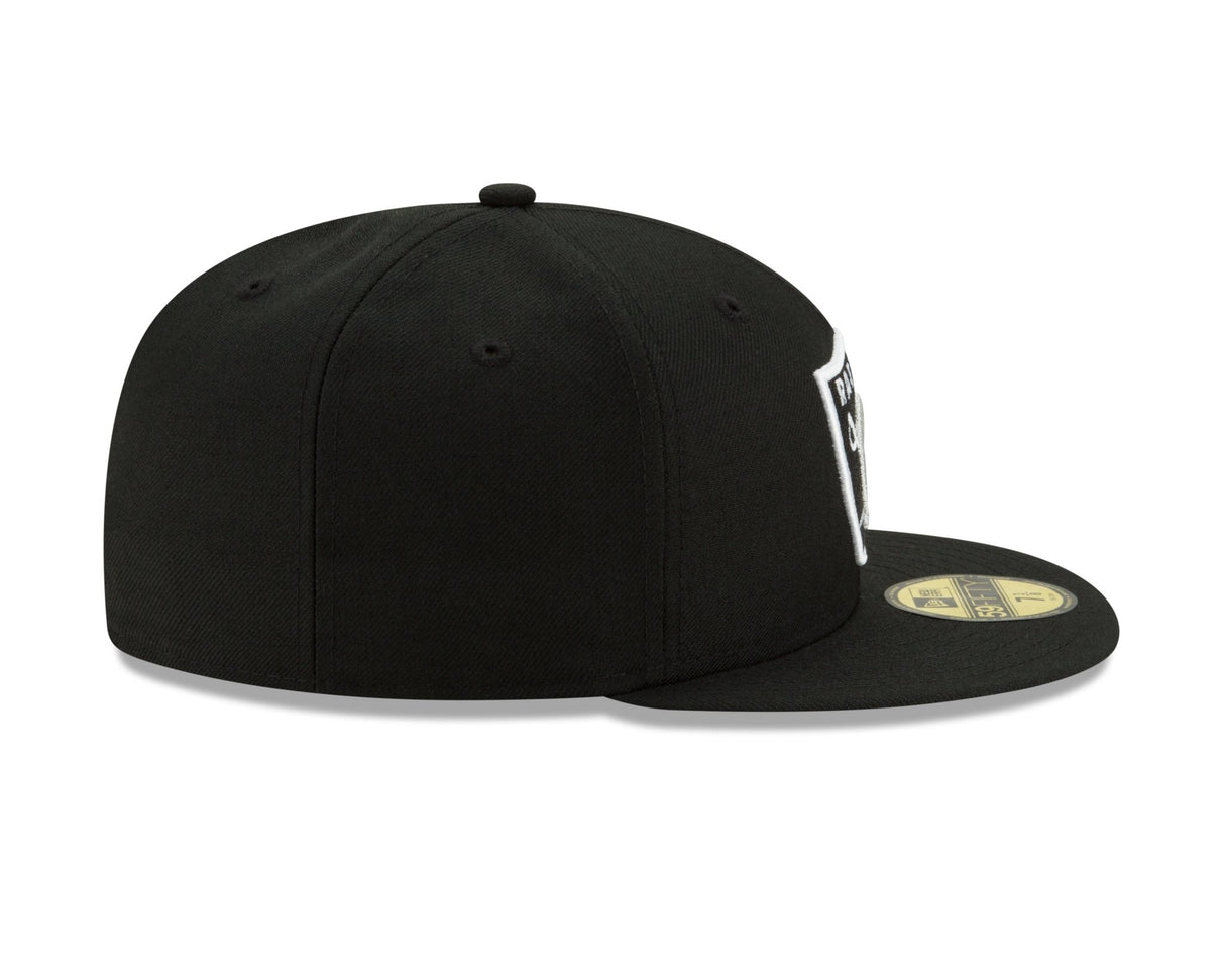 Las Vegas Raiders Authentic Collection Black & White 59FIFTY Fitted - New Era -