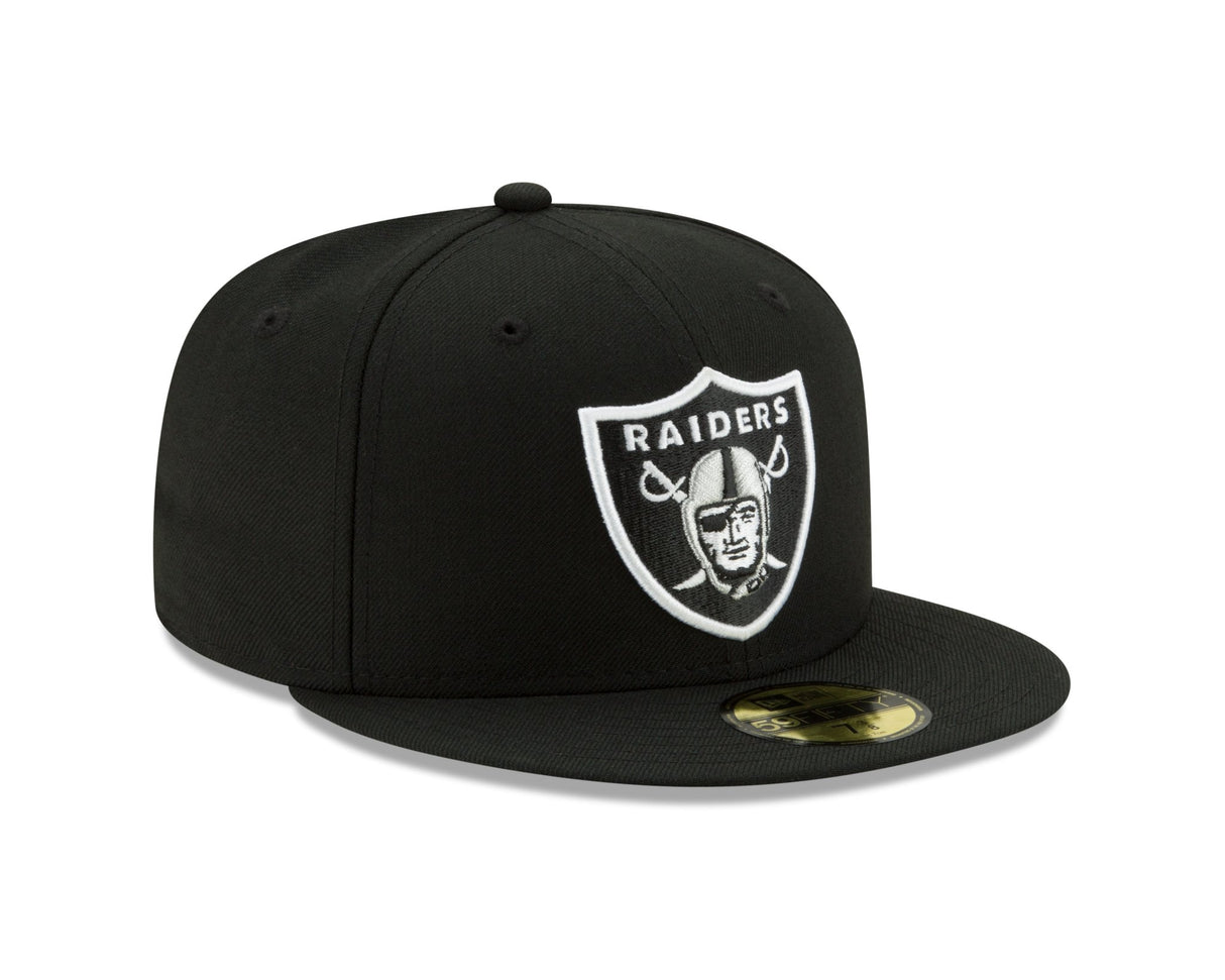 Las Vegas Raiders Authentic Collection Black & White 59FIFTY Fitted - New Era -