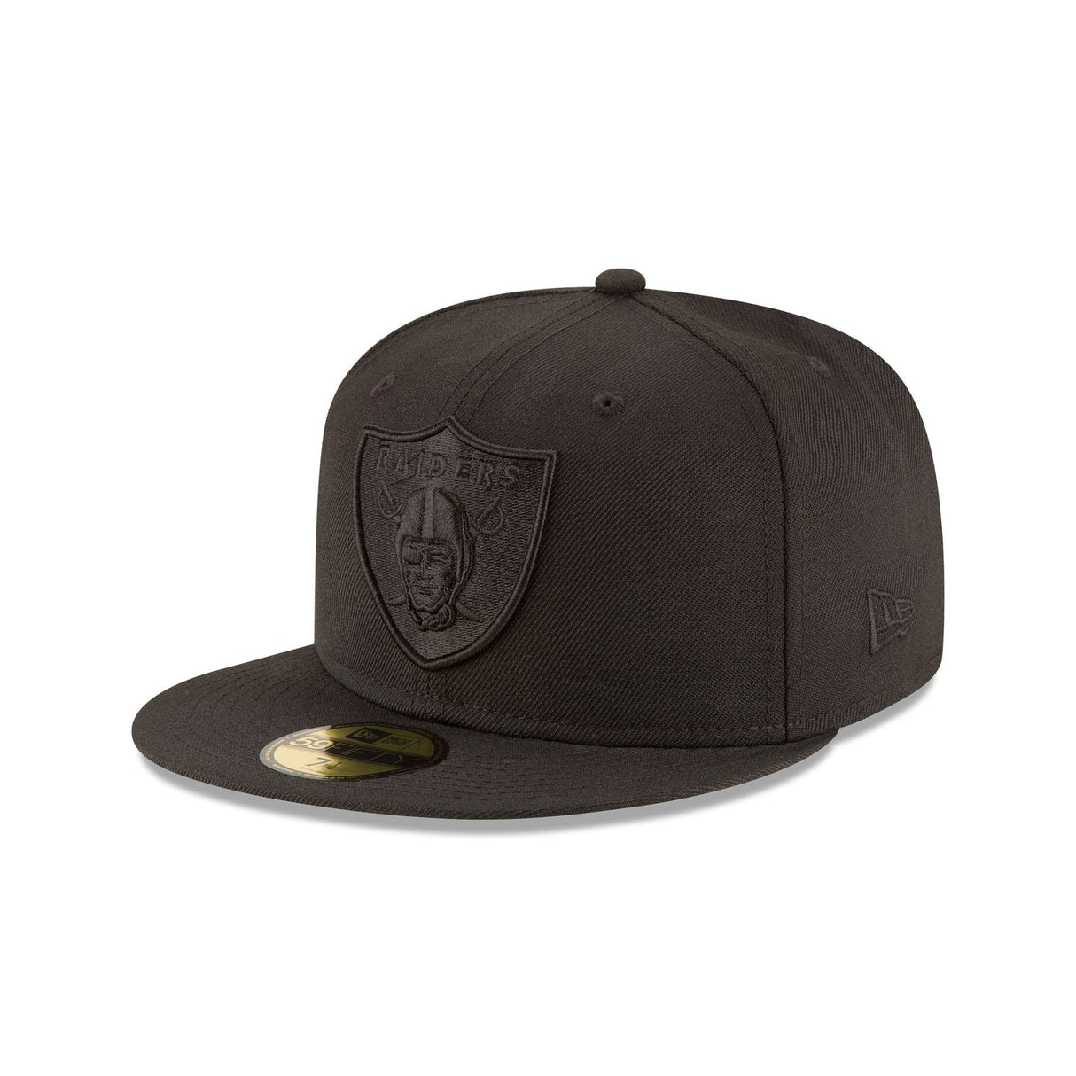 Las Vegas Raiders Authentic Collection Blackout 59FIFTY Fitted - New Era -