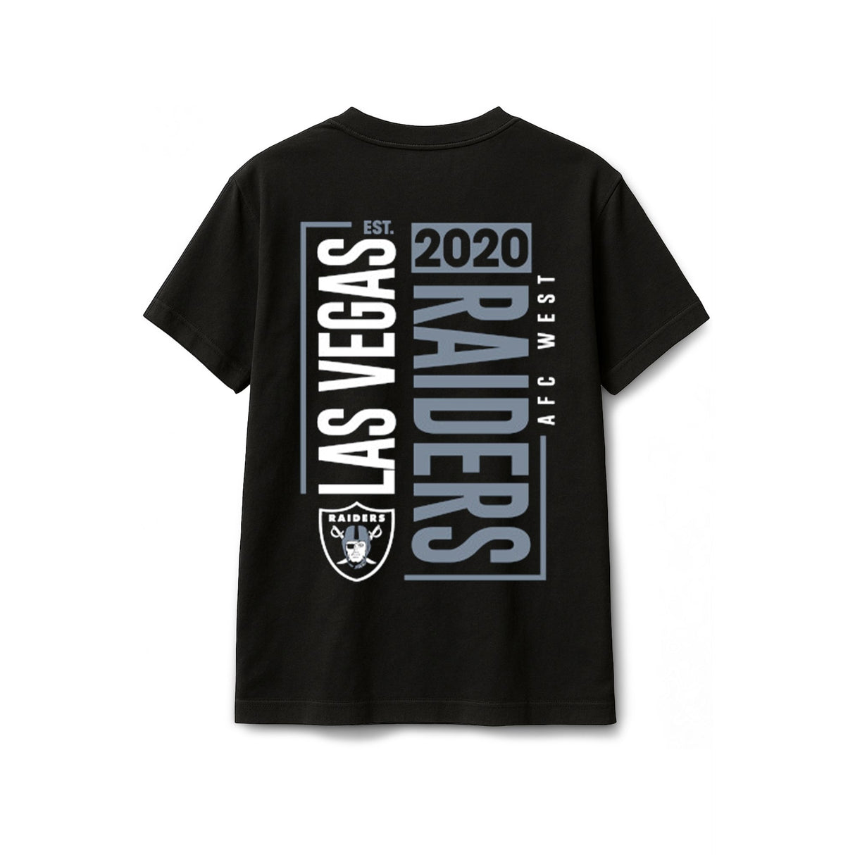 Las Vegas Raiders Black New Era 2 - Hit Boxy T-Shirt - New Era -
