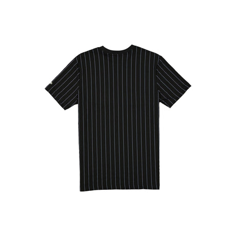 Las Vegas Raiders Black & White New Era Throwback Pinstripe T-Shirt - New Era -