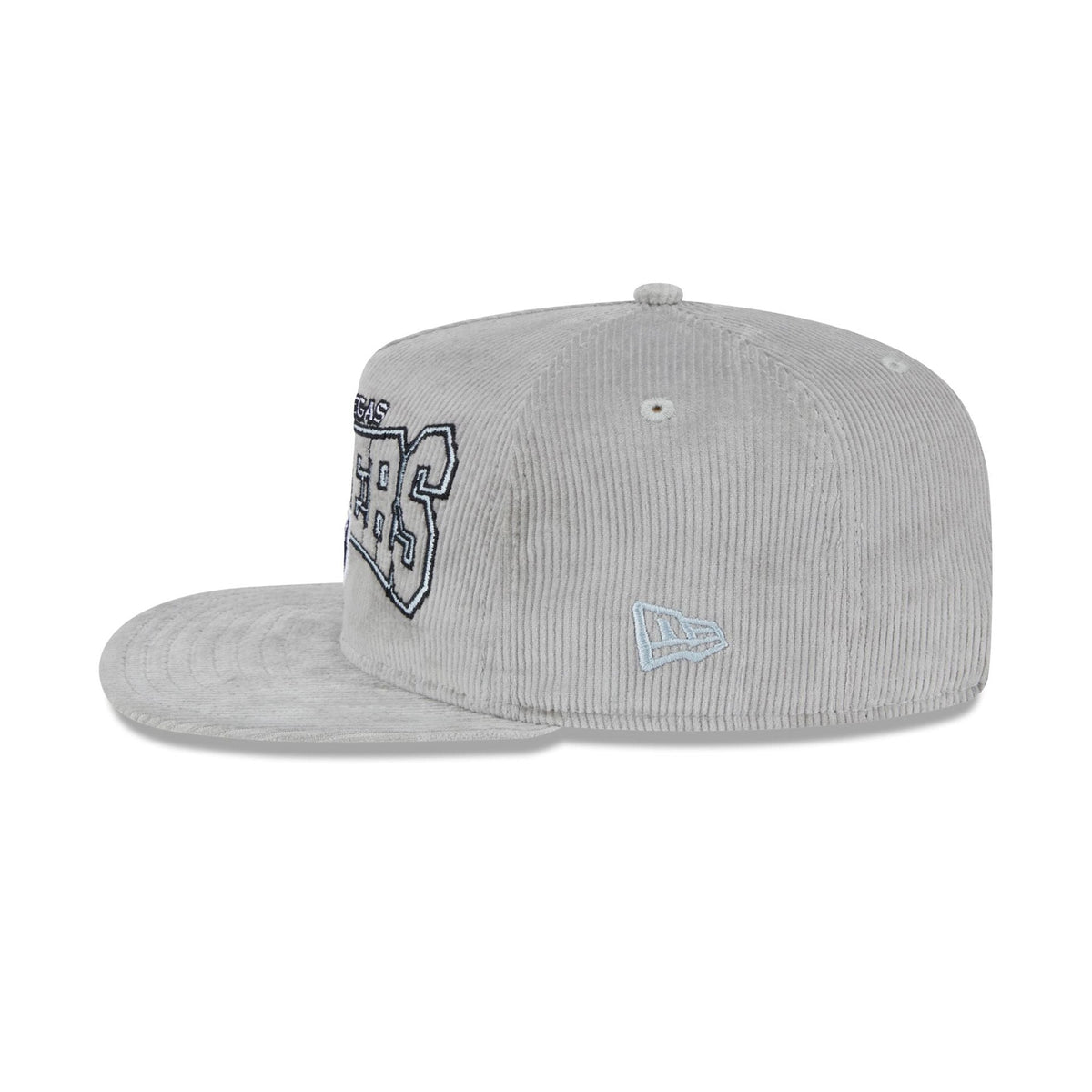 Las Vegas Raiders Corduroy Gray Golfer Snapback Hat - New Era - 231513123