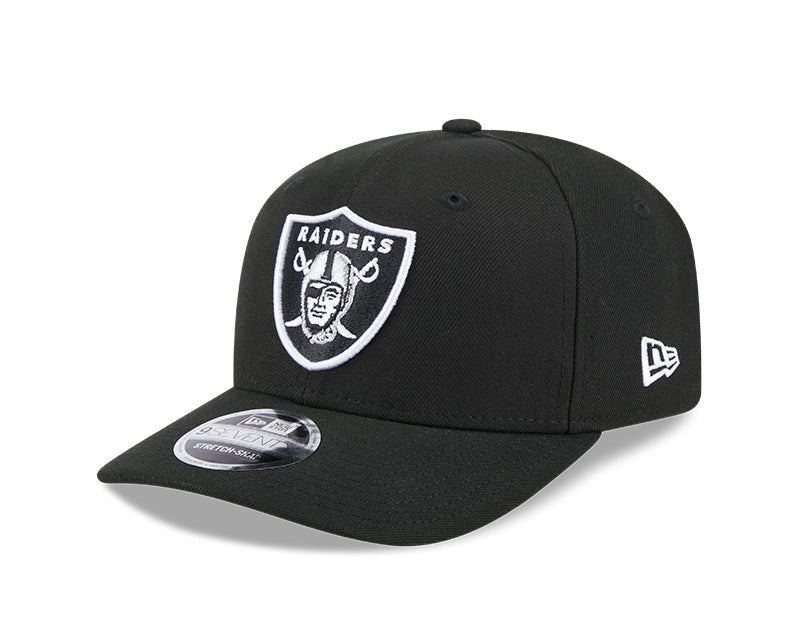 Las Vegas Raiders Logo Black 9SEVENTY Stretch - Snap Hat - New Era - 239519123