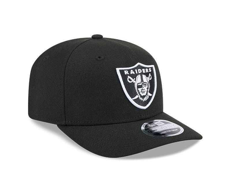 Las Vegas Raiders Logo Black 9SEVENTY Stretch - Snap Hat - New Era - 239519123