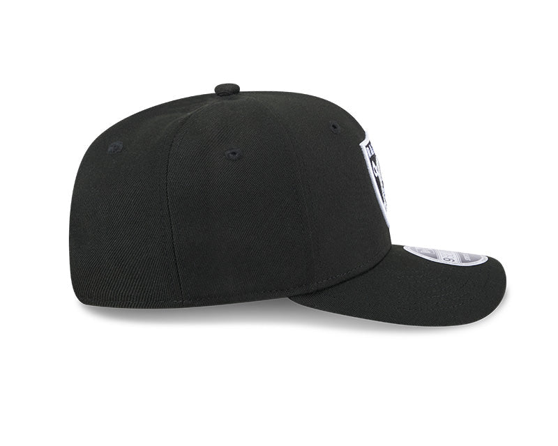 Las Vegas Raiders Logo Black 9SEVENTY Stretch - Snap Hat - New Era - 239519123