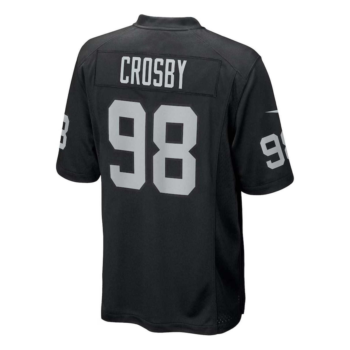 Las Vegas Raiders Maxx Crosby 98 Black Nike Game Player Jersey - Nike - 2304401123101