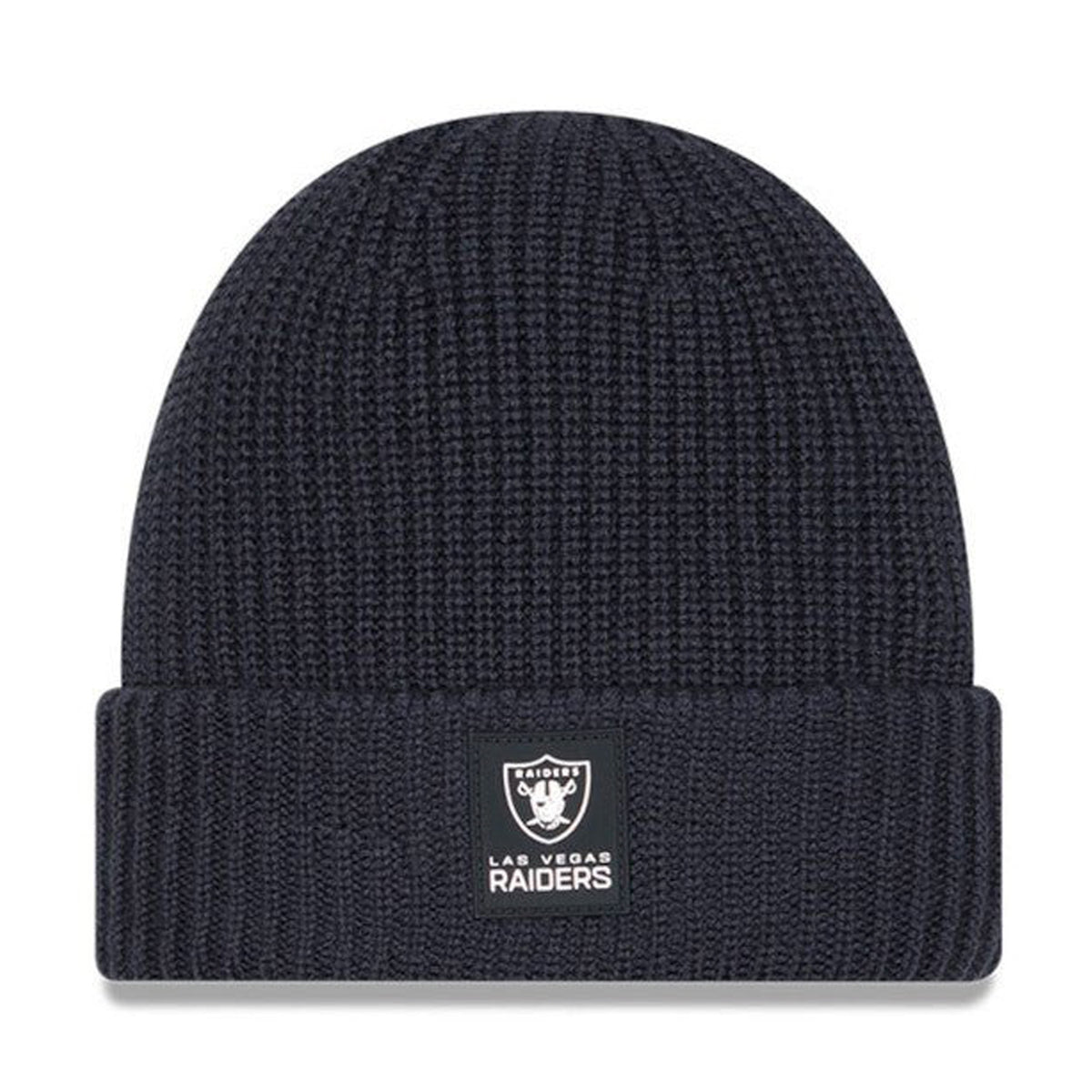 Las Vegas Raiders Navy Cuffed Knit Beanie - New Era -