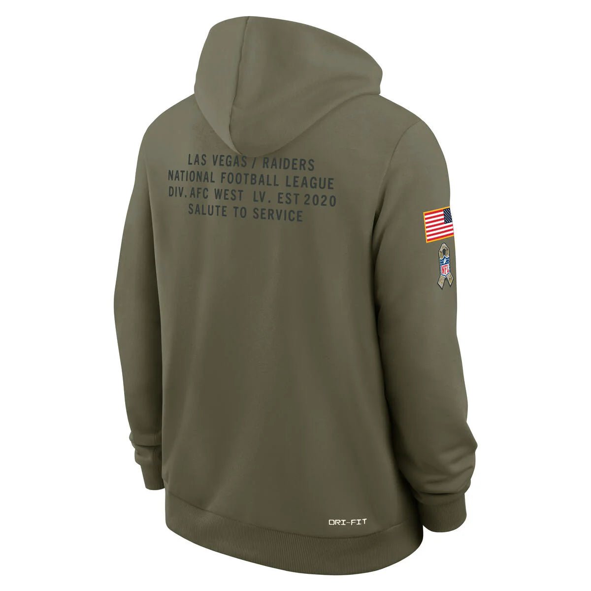 Las Vegas Raiders Nike® Dri - Fit Salute To Service Sideline Hoodie - Nike -