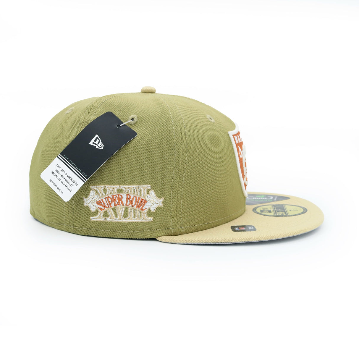 Las Vegas Raiders Repreve Moss Green 59FIFTY - New Era -