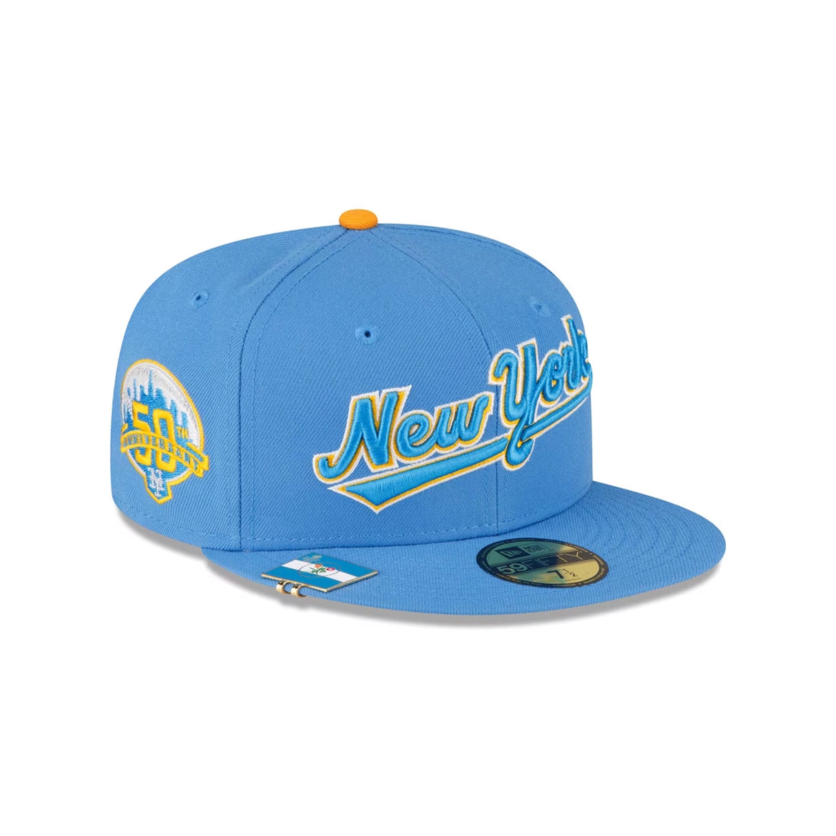 Light Blue New York Mets City Flag 59FIFTY Fitted - New Era -