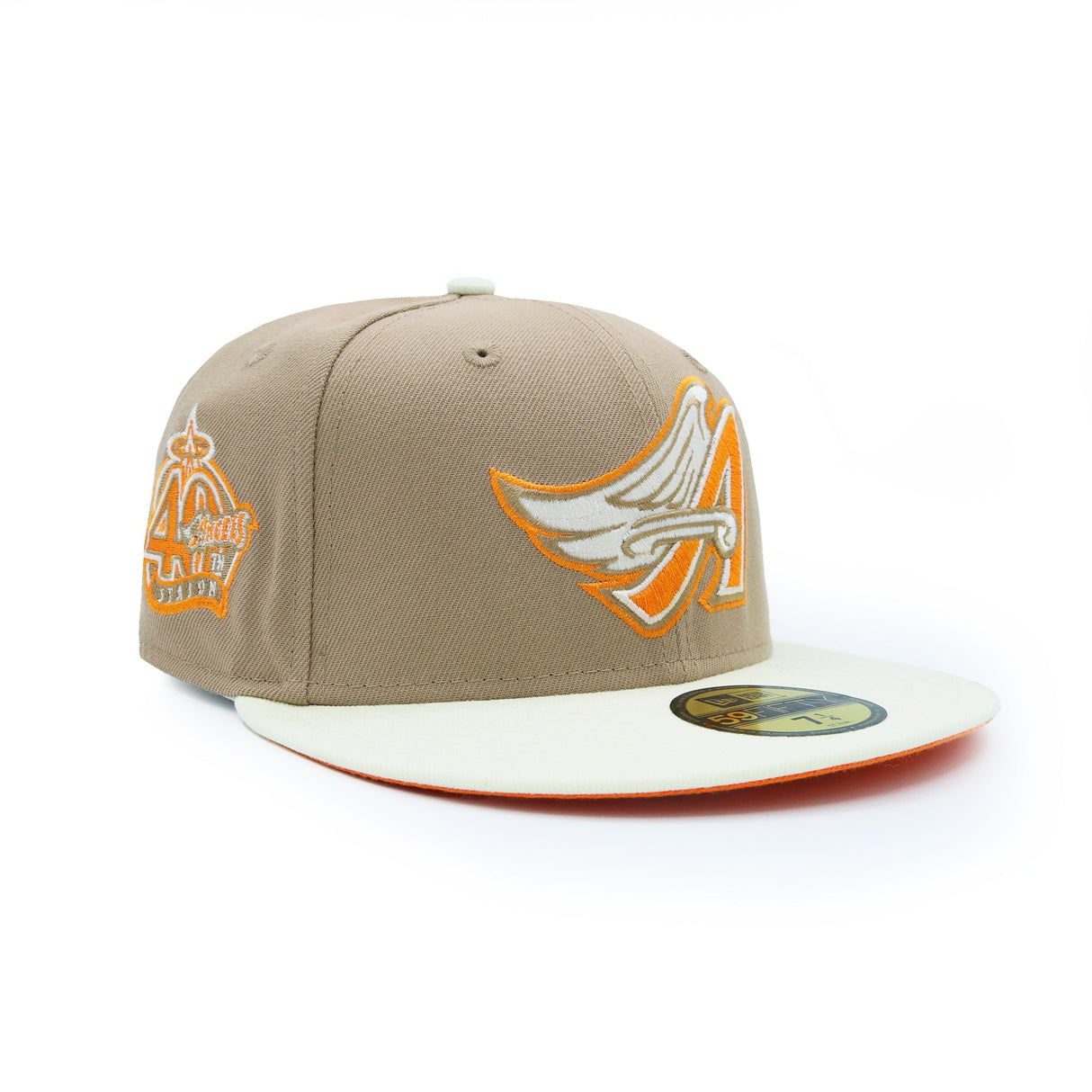 Los Angeles Anaheim Angels Orange Khaki 59FIFTY Fitted - New Era -