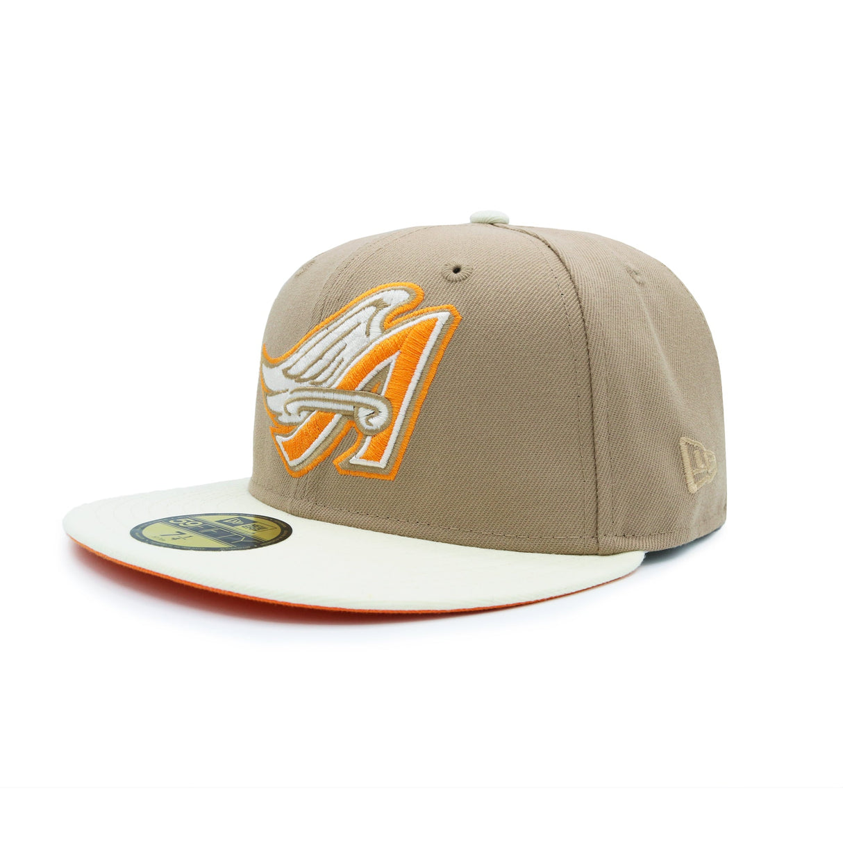 Los Angeles Anaheim Angels Orange Khaki 59FIFTY Fitted - New Era -
