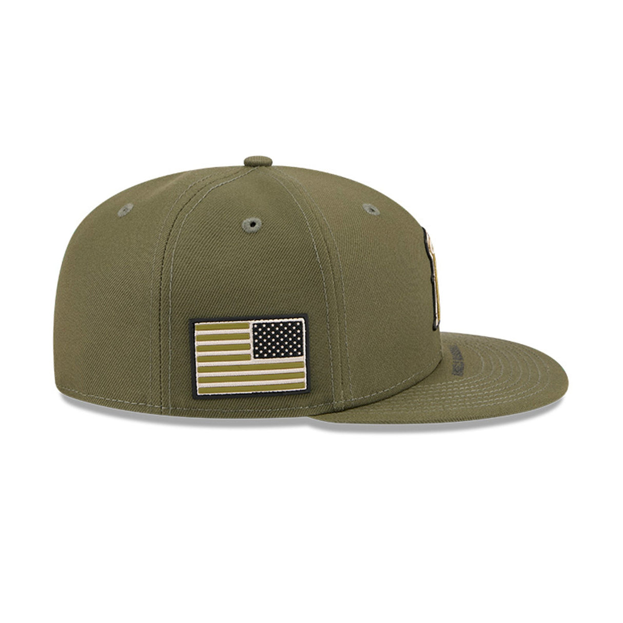Los Angeles Angels Armed Forces Day Olive Green 59FIFTY Fitted Hat - New Era - 37090240203
