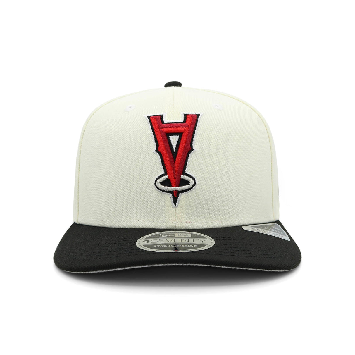 Los Angeles Angels Black and Bone 9SEVENTY A - Frame Snapback - New Era -