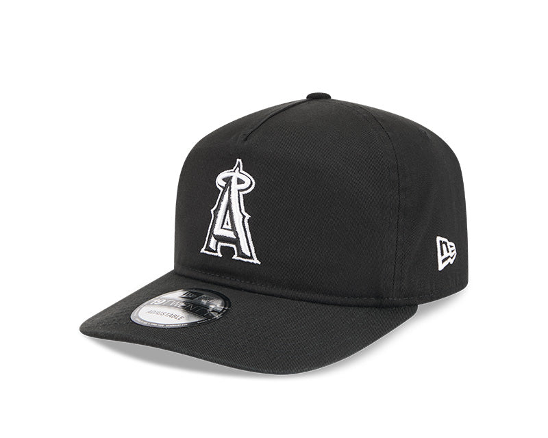 Los Angeles Angels Black New Era 19TWENTY Snapback Hat - New Era -