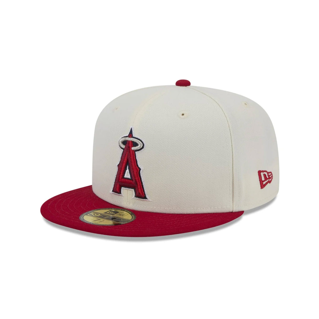 Los Angeles Angels Chrome & Red Two-Tone 59FIFTY Fitted Hat - New Era - 23337040201